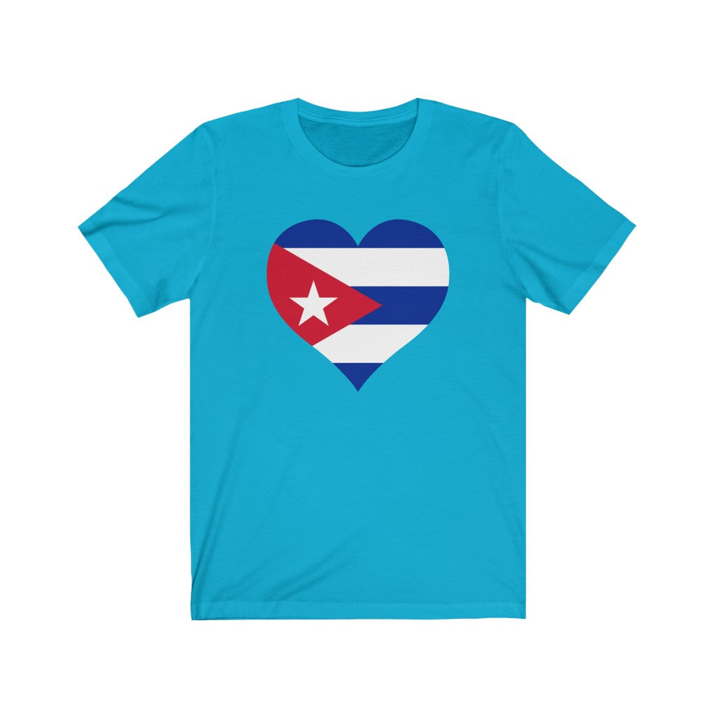 Cuba Heart Flag Premium Tee - Unisex