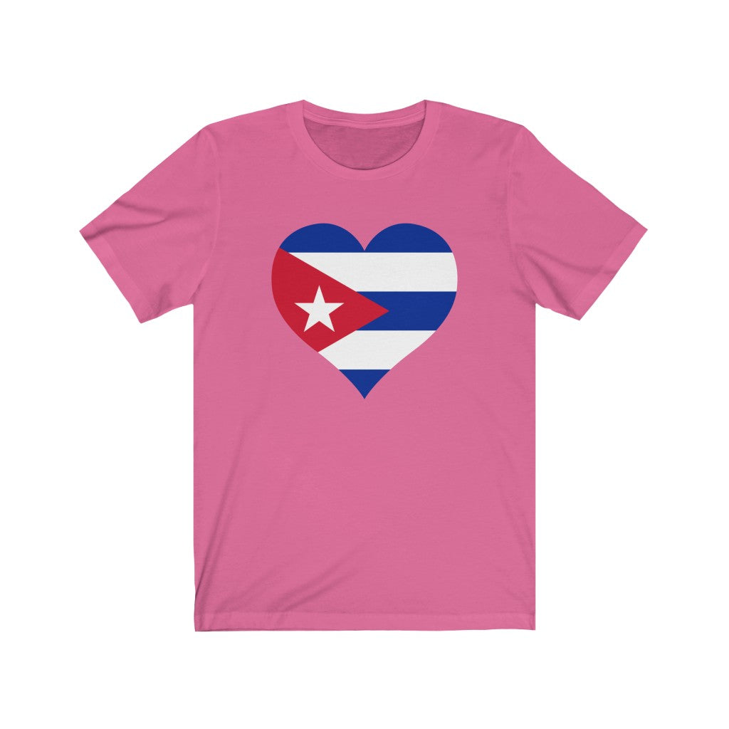 Cuba Heart Flag Premium Tee - Unisex