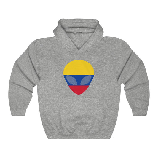 Colombia Alien Flag Hoodie Sweatshirt - Unisex