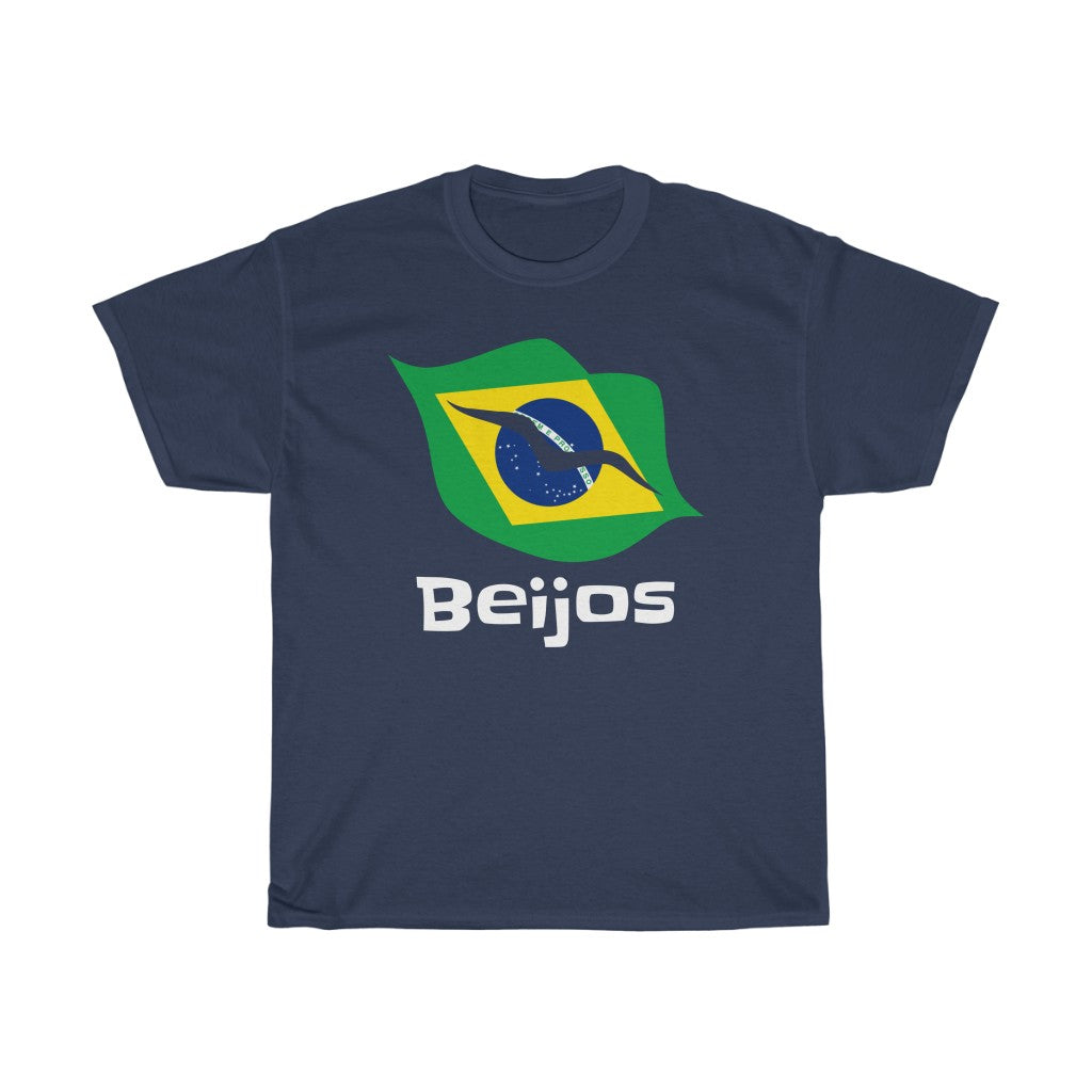 Brazil (Beijos) Lips Flag Standard Tee 2 - Unisex