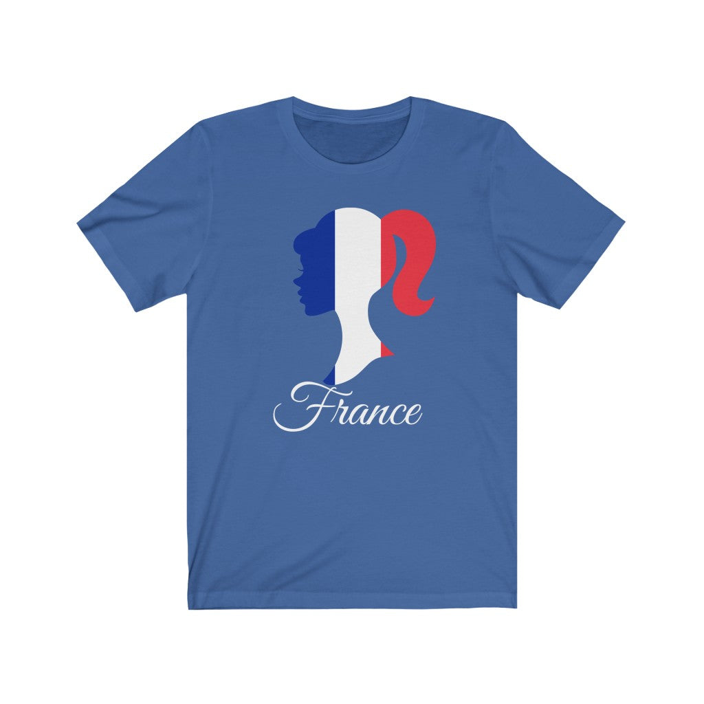 France Girl Flag Premium Tee 2 - Unisex