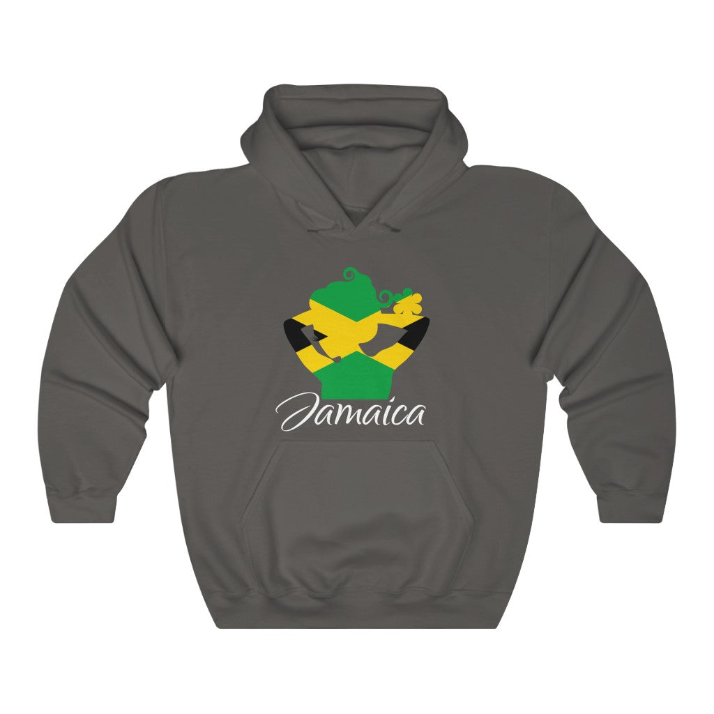 Jamaica Lady Flag Hoodie Sweatshirt 2 - Unisex