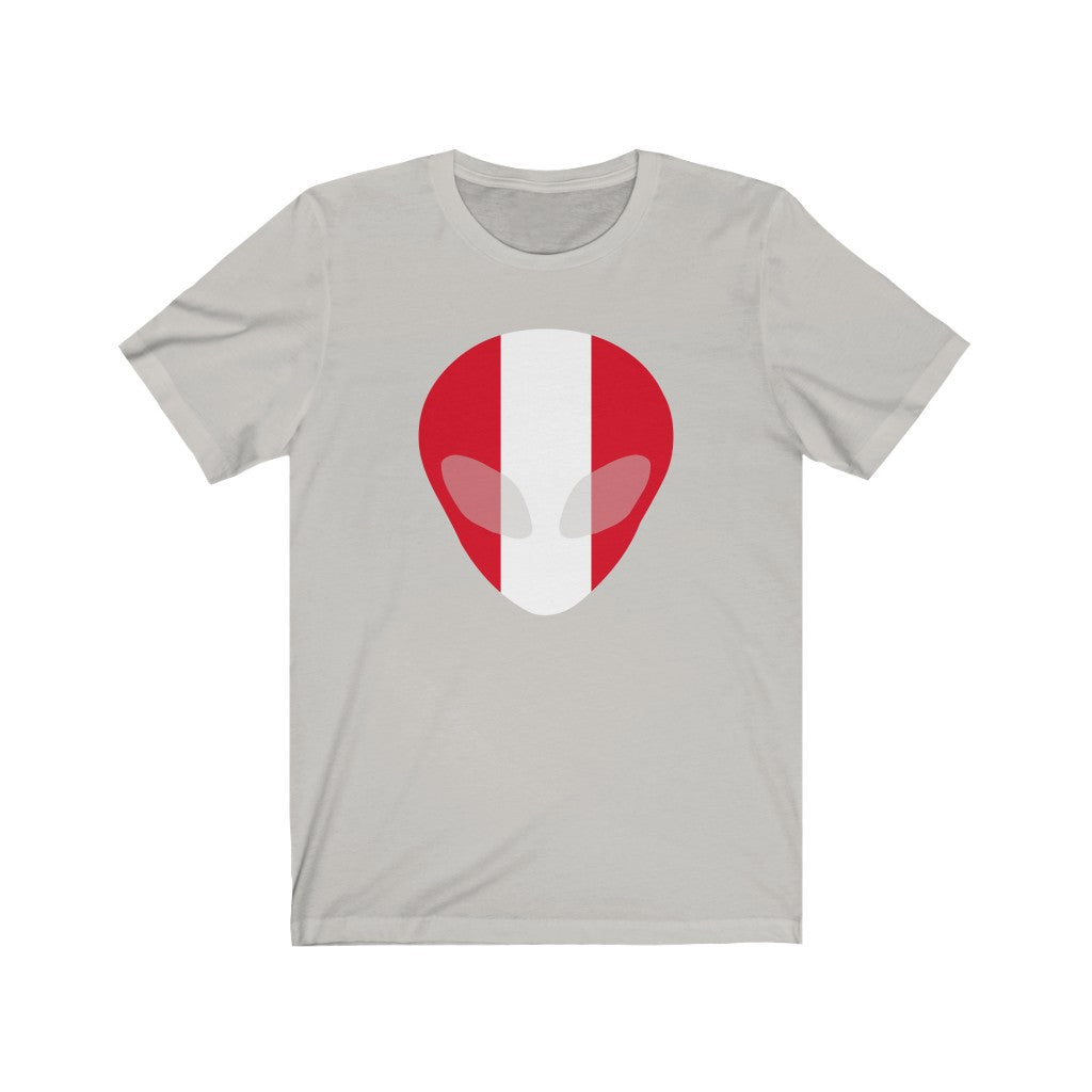 Peru Alien Flag Premium Tee - Unisex