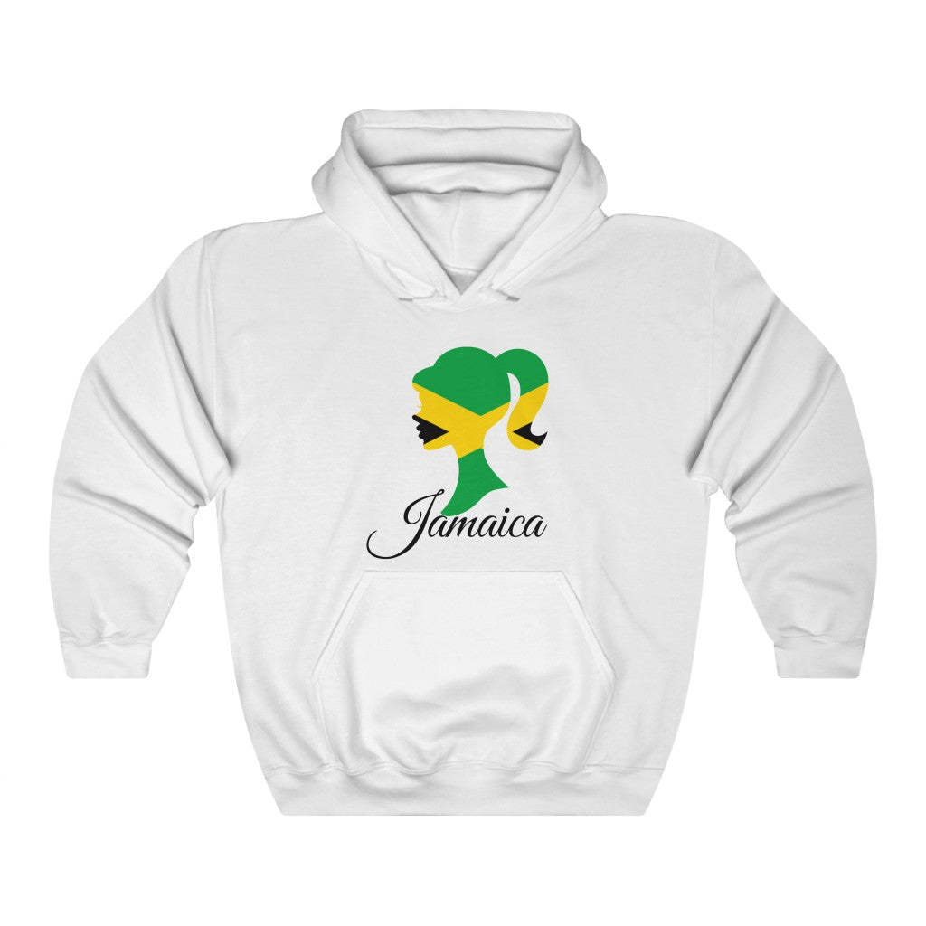 Jamaica Girl Flag Hoodie Sweatshirt 1 - Unisex