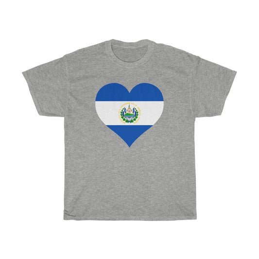 El Salvador Heart Flag Standard Tee - Unisex