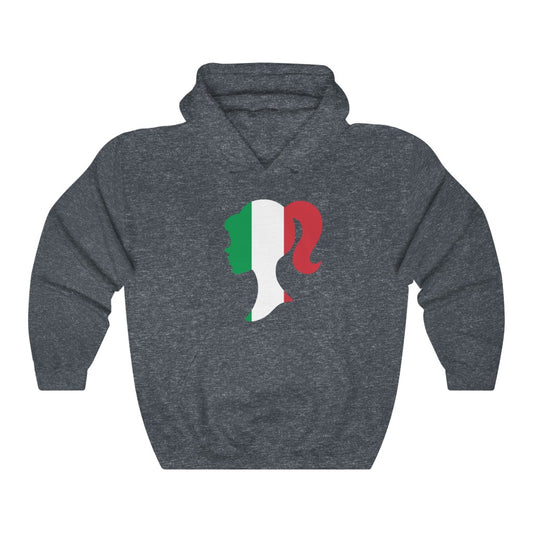 Italy Girl Flag Hoodie Sweatshirt - Unisex
