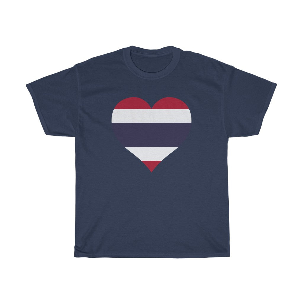 Thailand Heart Flag Standard Tee - Unisex