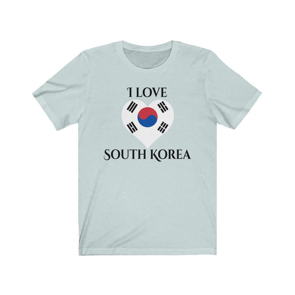 South Korea Heart Flag Premium Tee 1 - Unisex