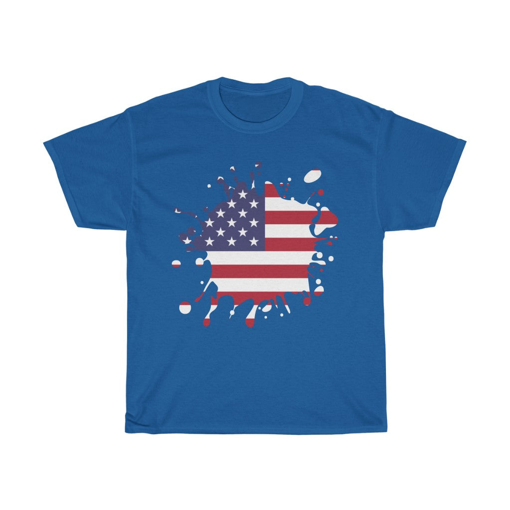 United States of America Splat Flag Standard Tee - Unisex