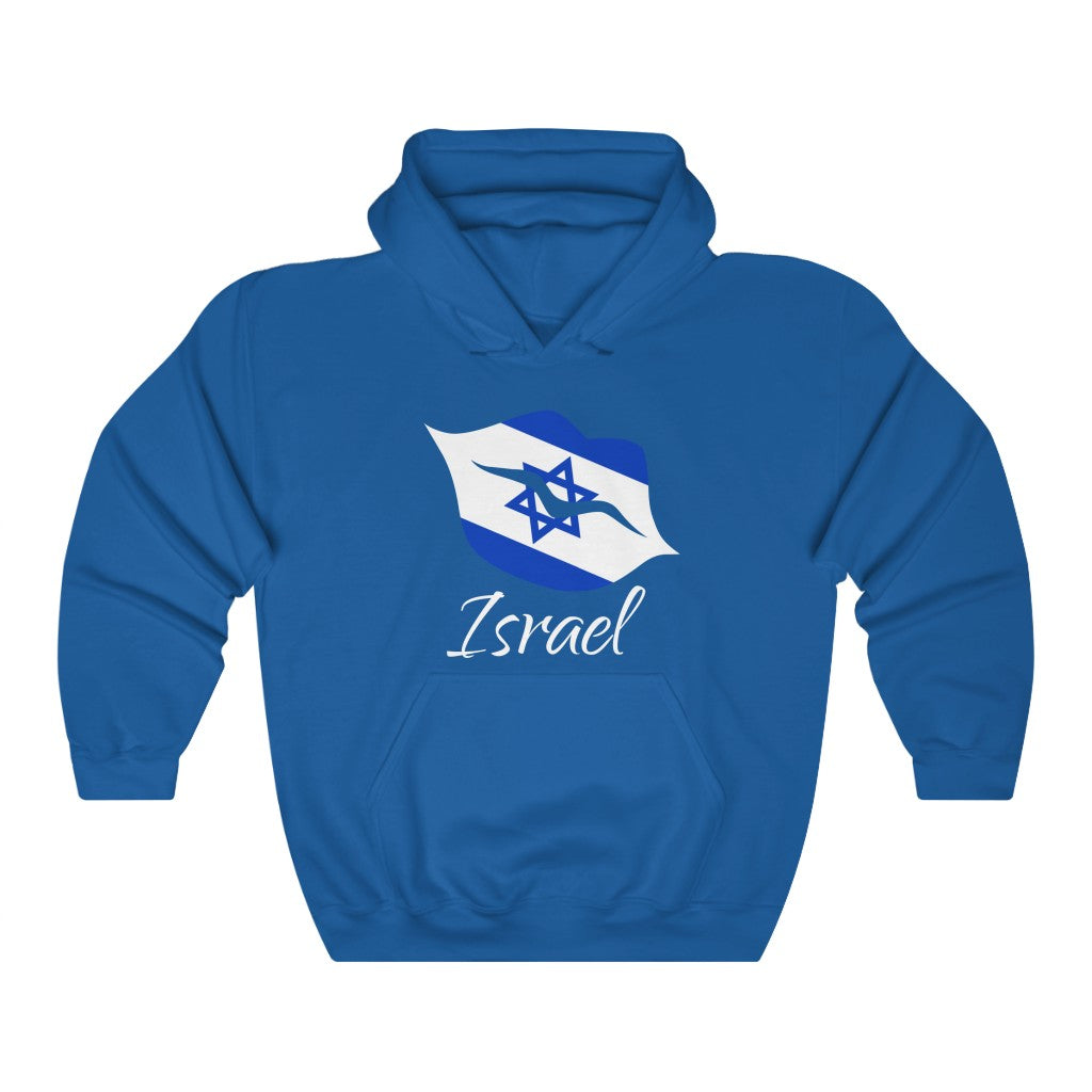 Israel Lips Flag Hoodie Sweatshirt 2 - Unisex