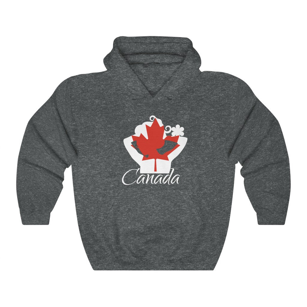 Canada Lady Flag Hoodie Sweatshirt 2 - Unisex