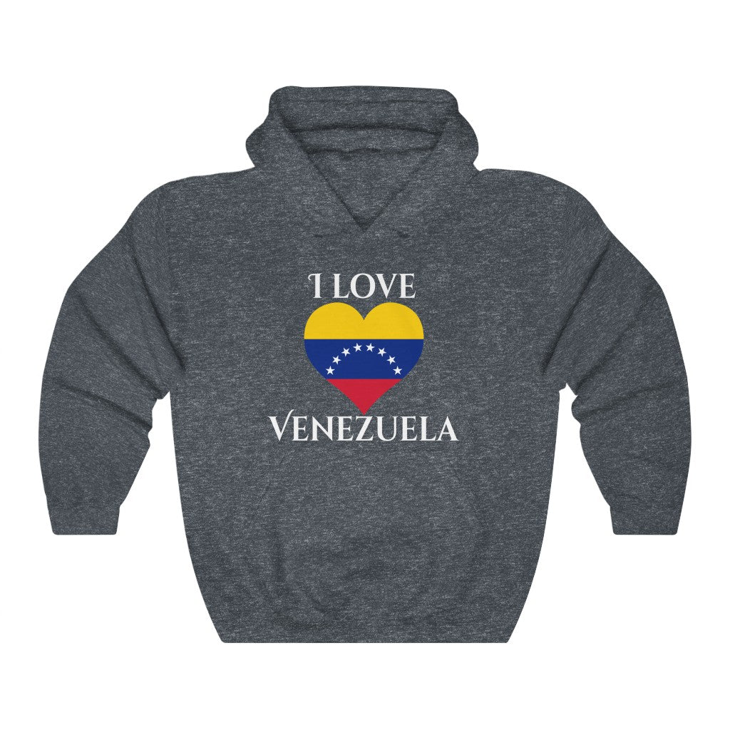 Venezuela Heart Flag Hoodie Sweatshirt 2 - Unisex