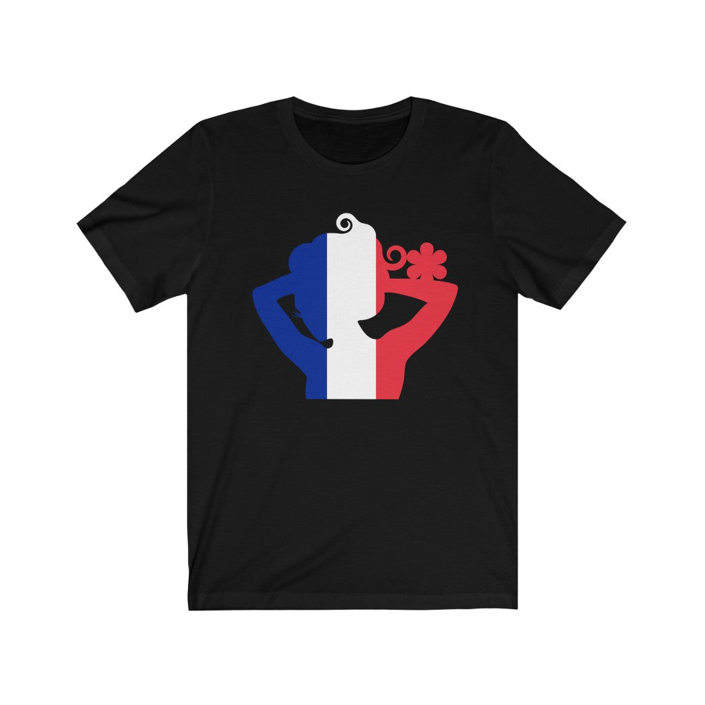 France Lady Flag Premium Tee - Unisex
