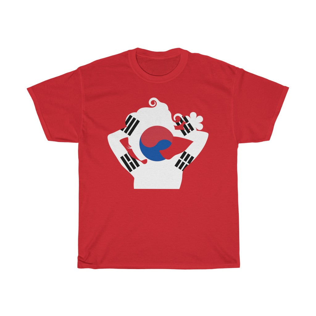 South Korea Lady Flag Standard Tee - Unisex
