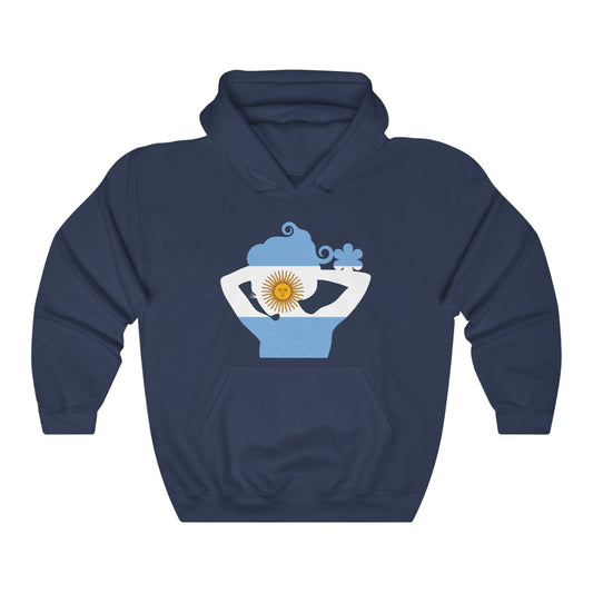 Argentina Lady Flag Hoodie Sweatshirt - Unisex
