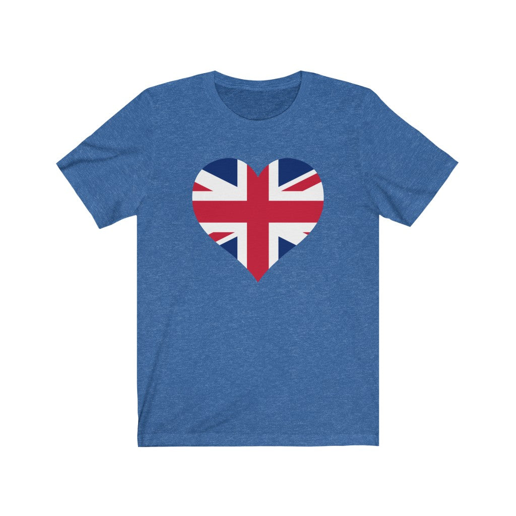 United Kingdom Heart Flag Premium Tee - Unisex