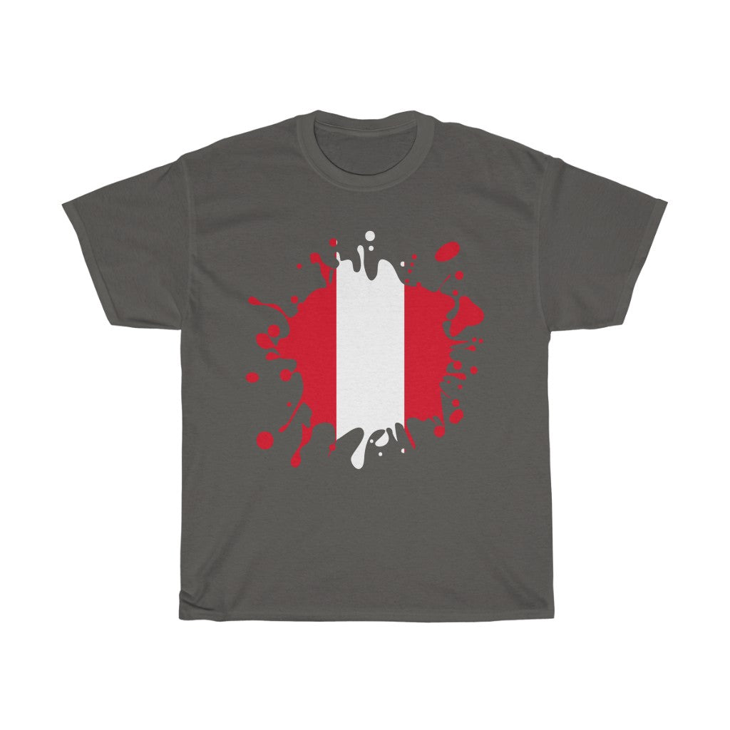 Peru Splat Flag Standard Tee - Unisex