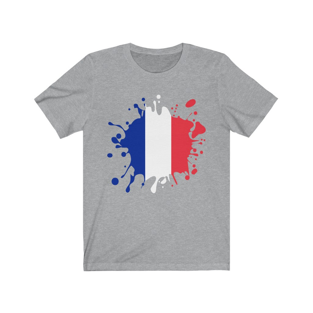 France Splat Flag Premium Tee - Unisex