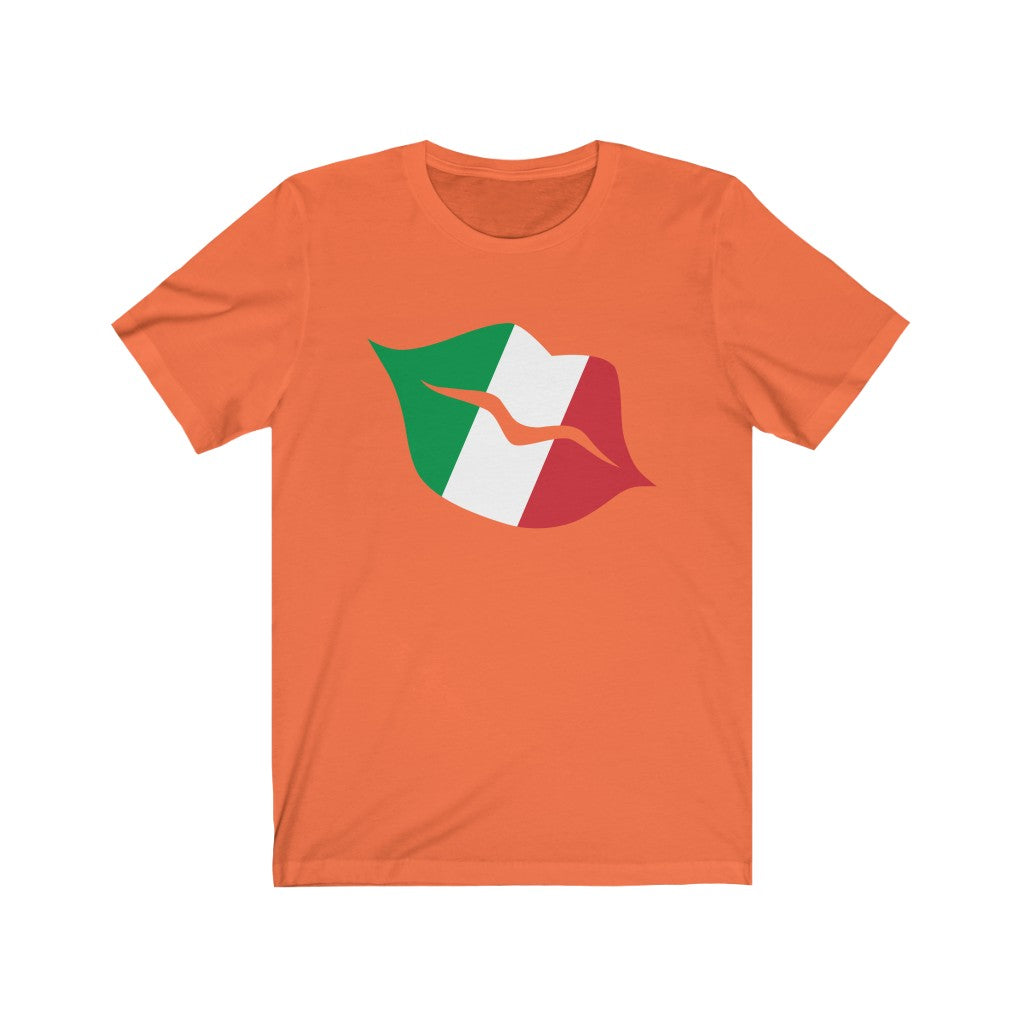 Italy Lips Flag Premium Tee - Unisex