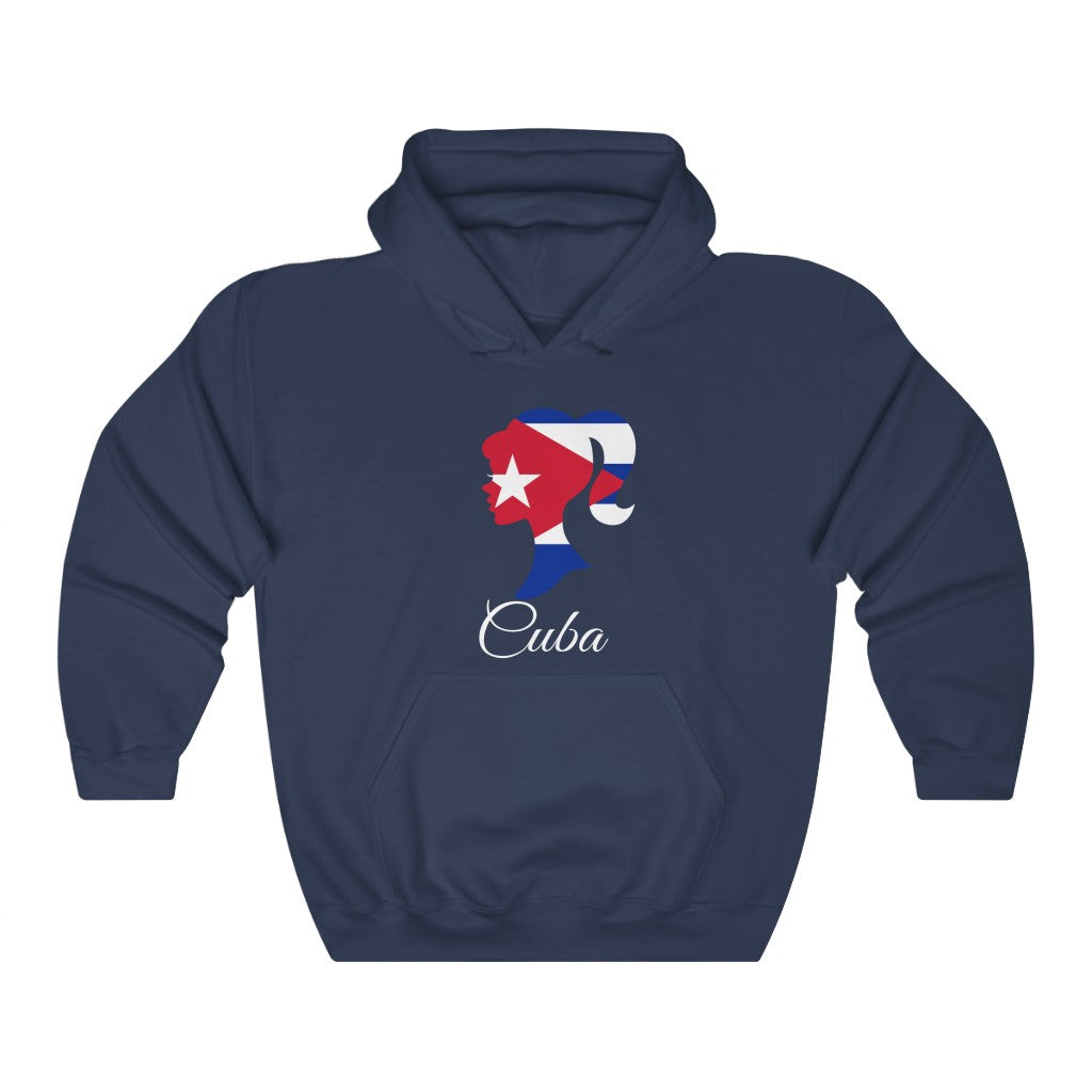 Cuba Girl Flag Hoodie Sweatshirt 2 - Unisex