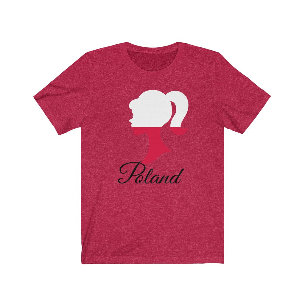 Poland Girl Flag Premium Tee 1 - Unisex