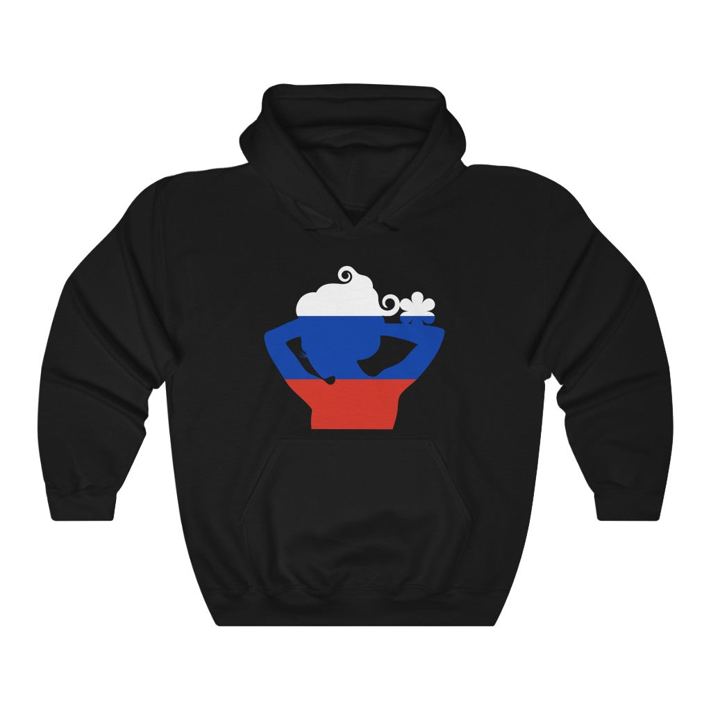 Russia Lady Flag Hoodie Sweatshirt - Unisex