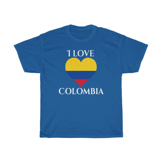 Colombia Heart Flag Standard Tee 2 - Unisex