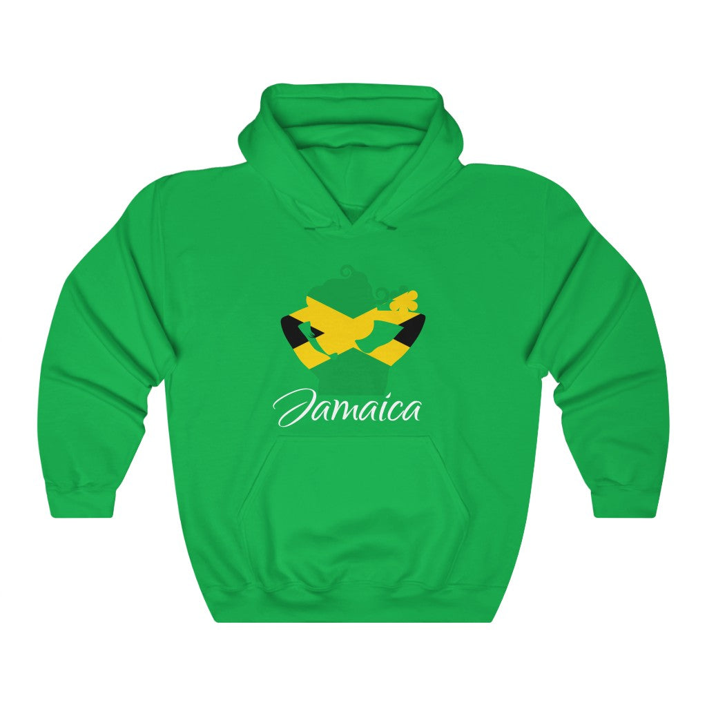 Jamaica Lady Flag Hoodie Sweatshirt 2 - Unisex