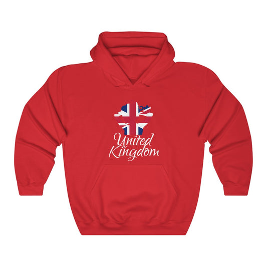 United Kingdom Lady Flag Hoodie Sweatshirt 2 - Unisex