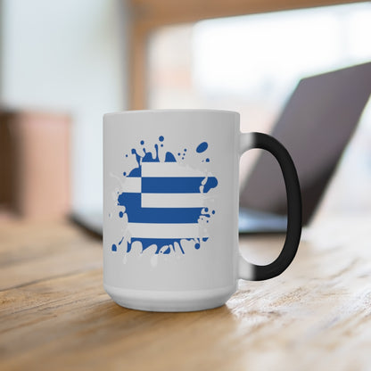 Greece Splat Color Changing Mug