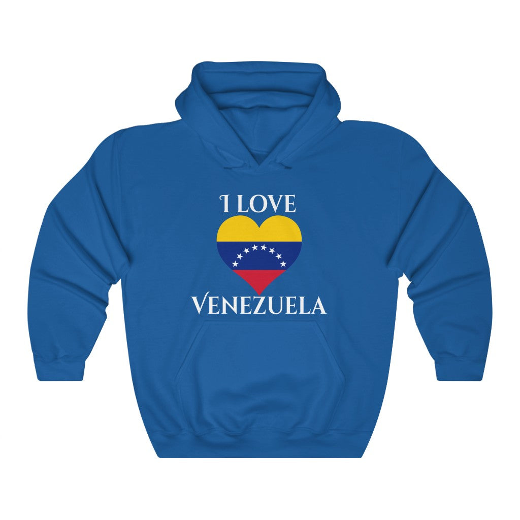 Venezuela Heart Flag Hoodie Sweatshirt 2 - Unisex