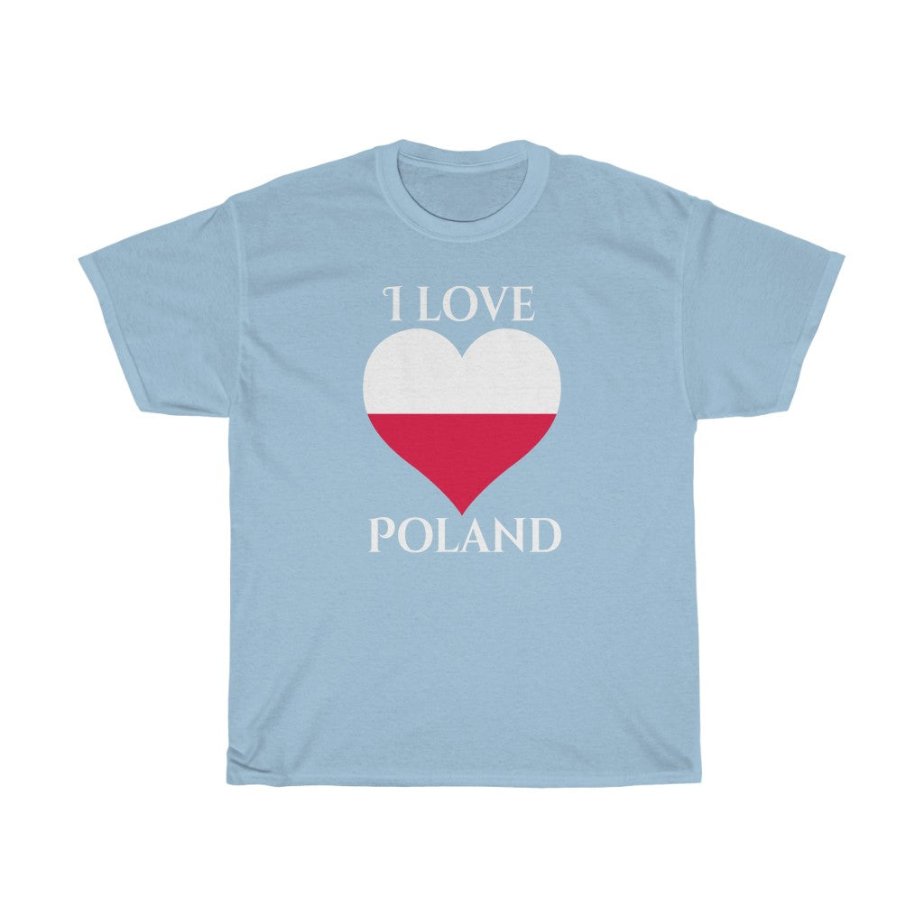 Poland Heart Flag Standard Tee 2 - Unisex