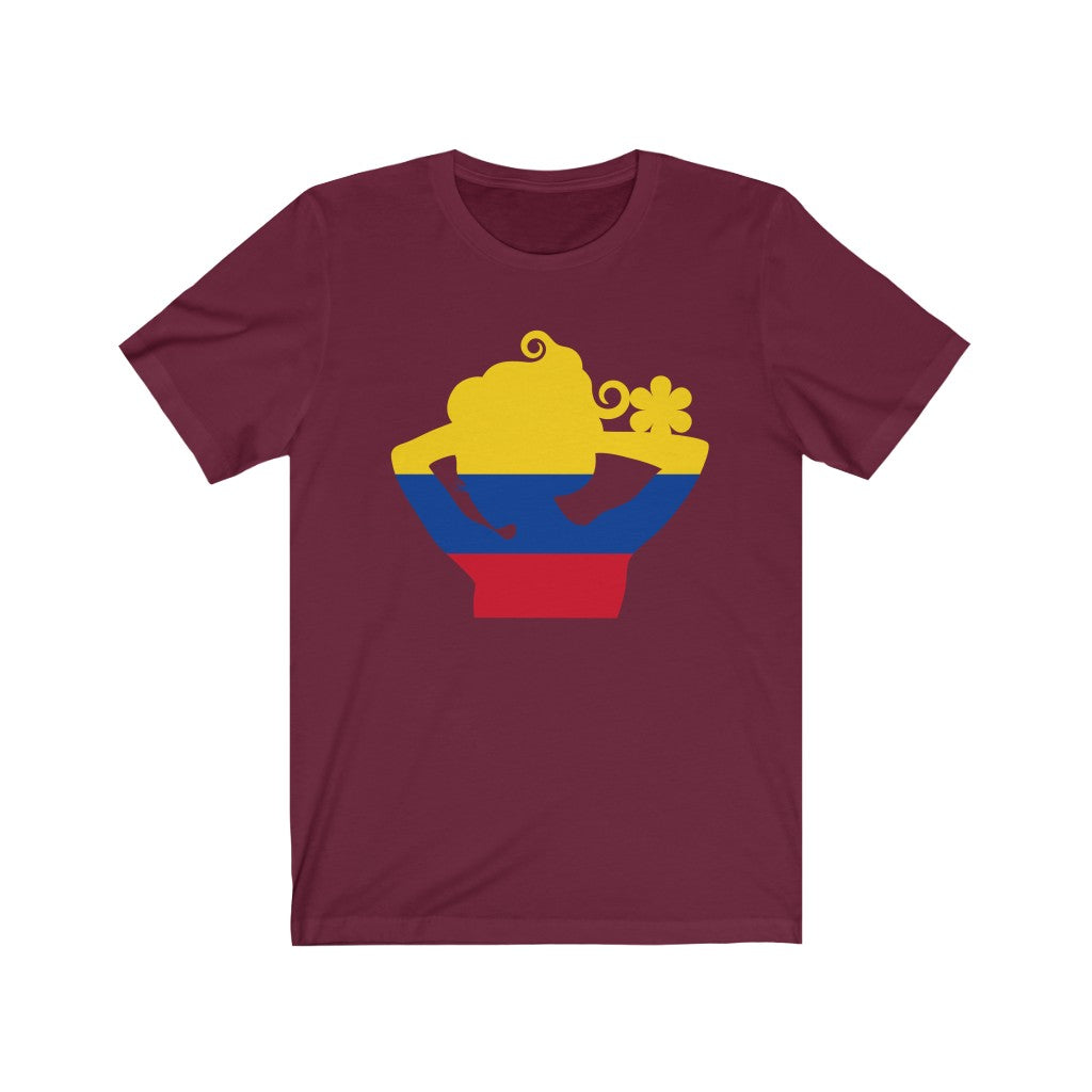 Colombia Lady Flag Premium Tee - Unisex