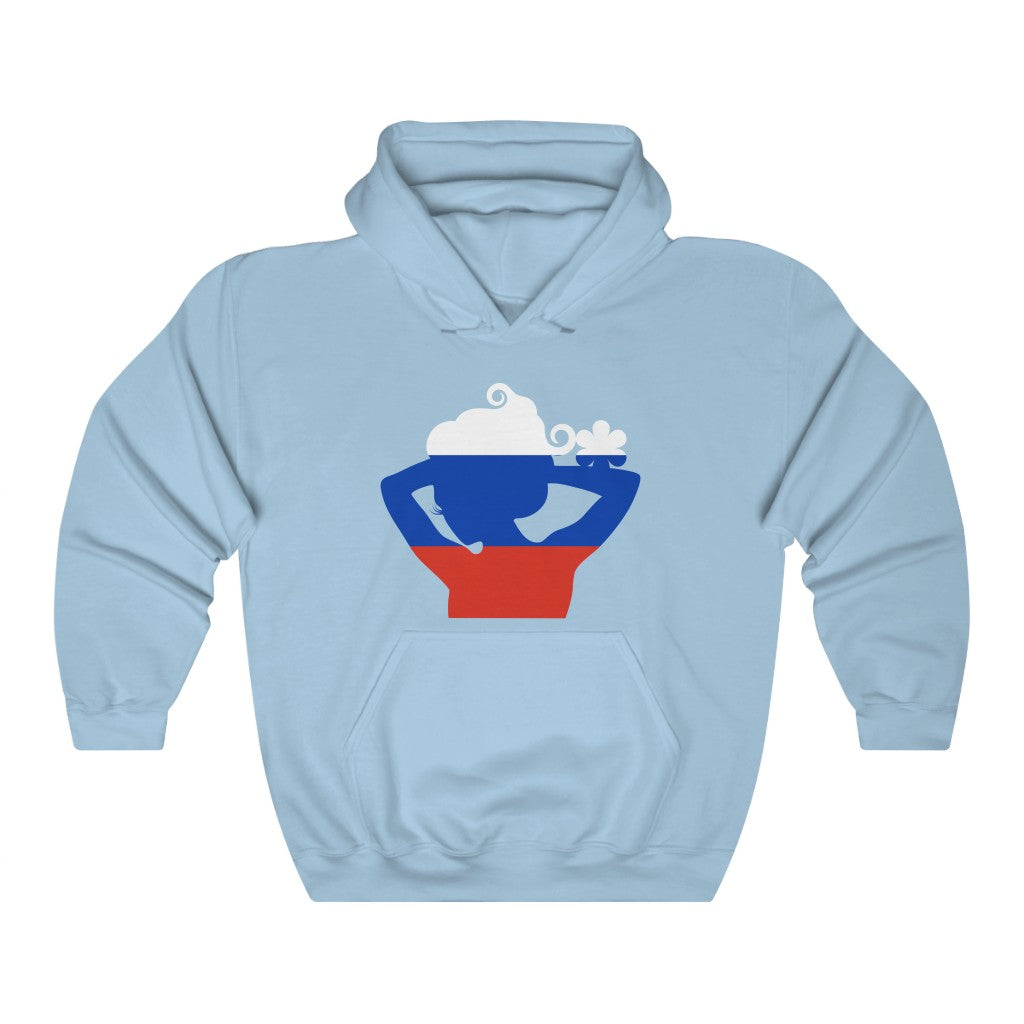 Russia Lady Flag Hoodie Sweatshirt - Unisex