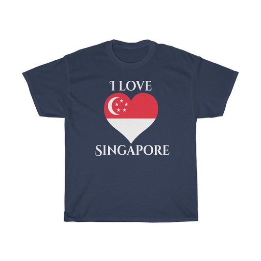 Singapore Heart Flag Standard Tee 2 - Unisex