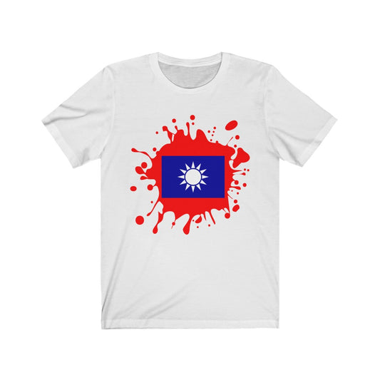 Republic of China (Taiwan) Splat Flag Premium Tee - Unisex