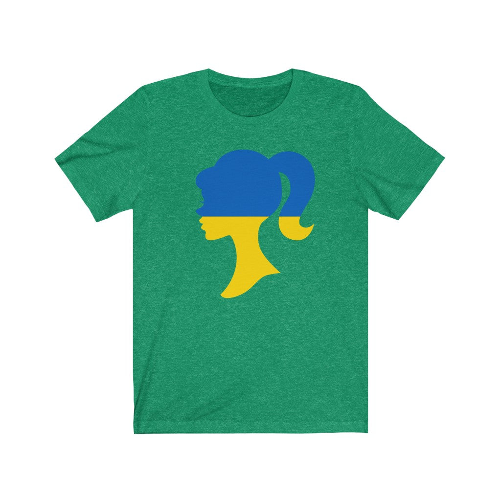Ukraine Girl Flag Premium Tee - Unisex