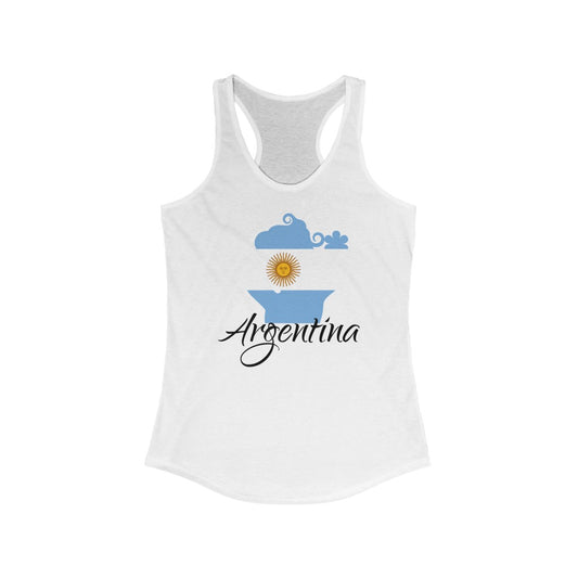 Argentina Lady Flag Tank 1 - Women