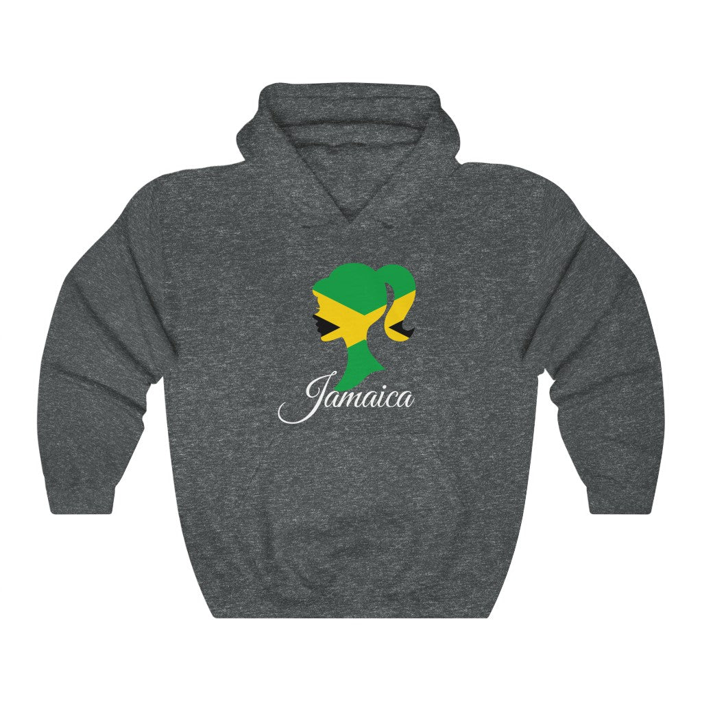Jamaica Girl Flag Hoodie Sweatshirt 2 - Unisex