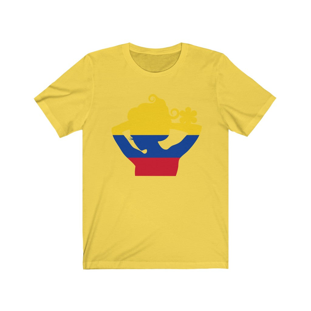 Colombia Lady Flag Premium Tee - Unisex