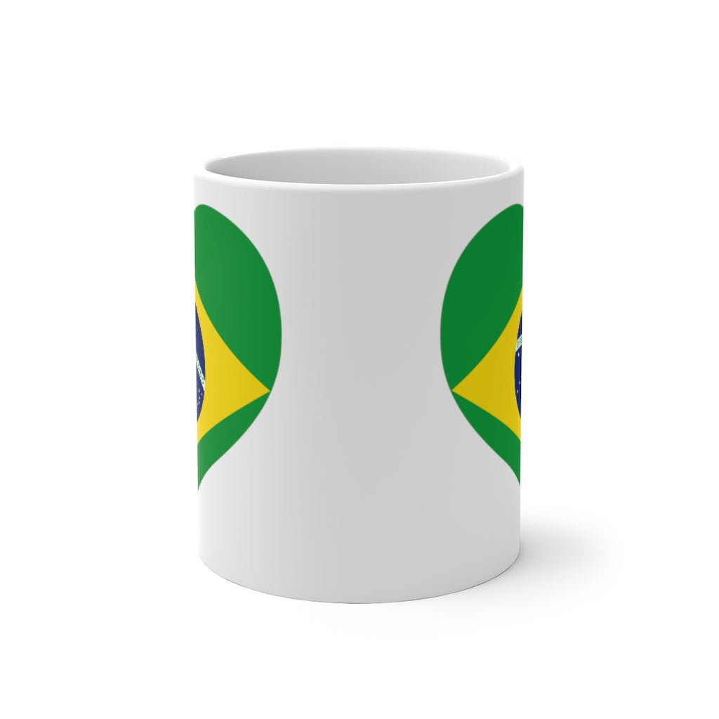 Brazil Heart Color Changing Mug