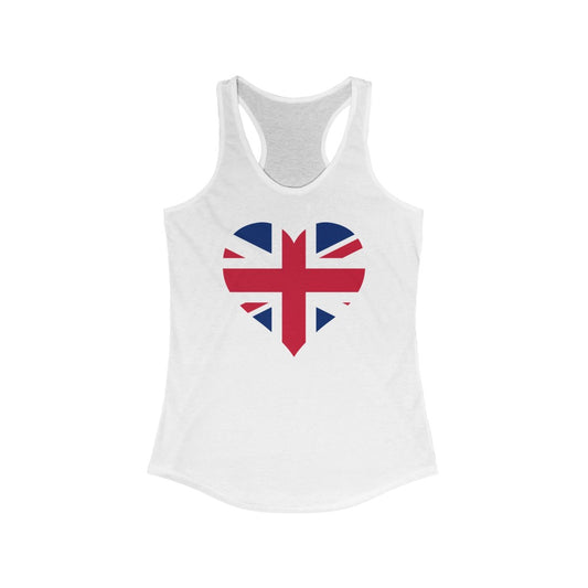 United Kingdom Heart Flag Tank - Women