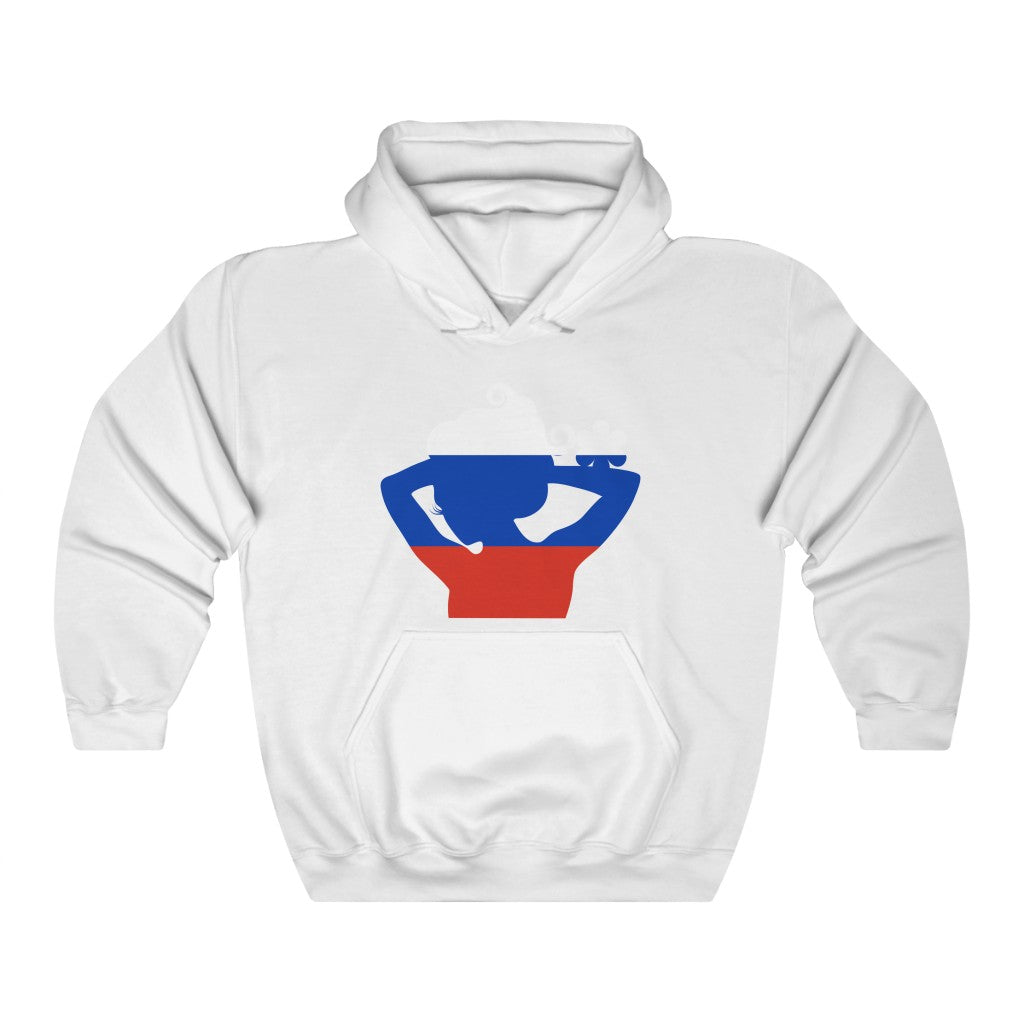 Russia Lady Flag Hoodie Sweatshirt - Unisex