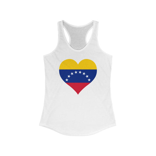 Venezuela Heart Flag Tank - Women