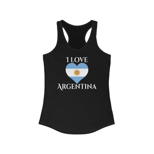 Argentina Heart Flag Tank 2 - Women