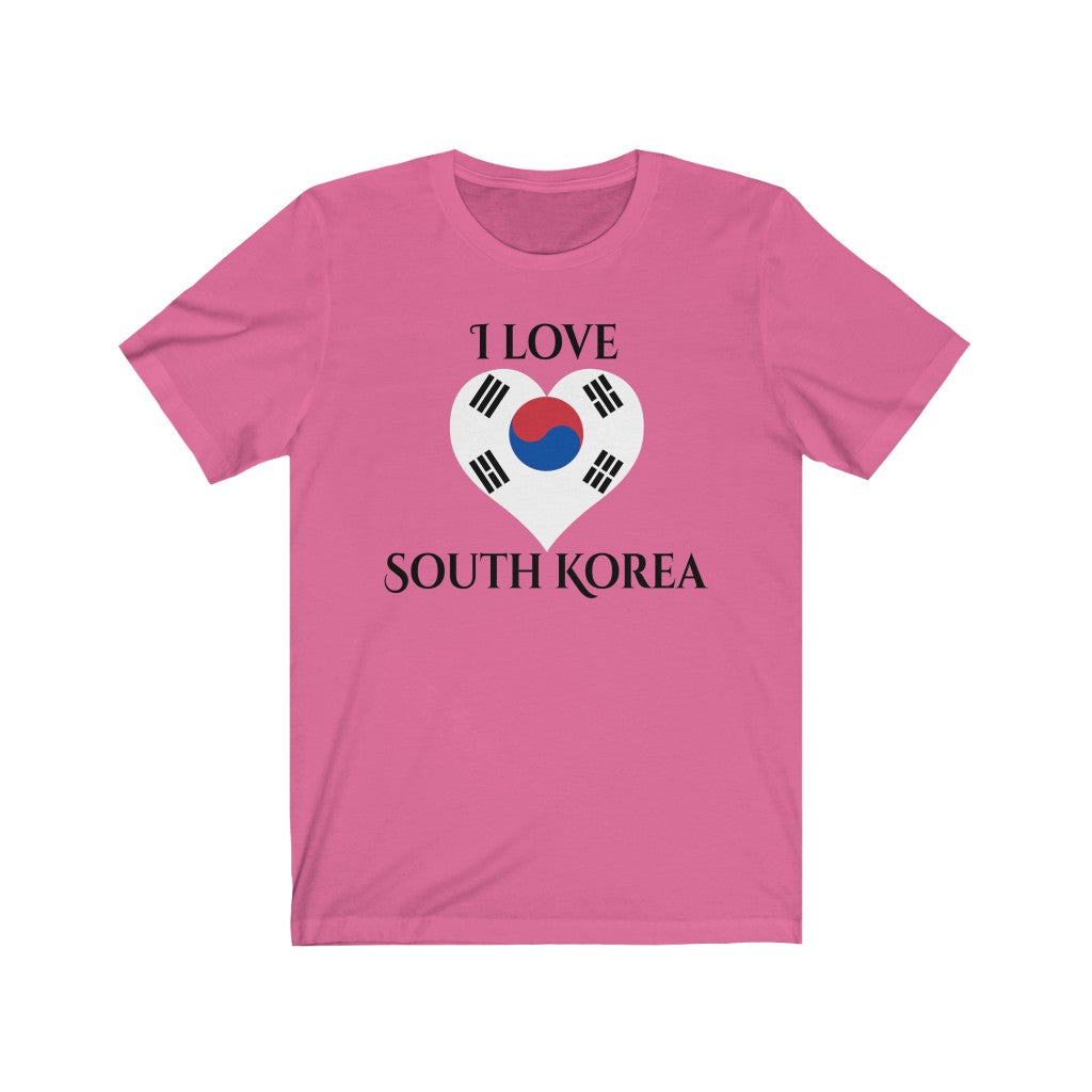 South Korea Heart Flag Premium Tee 1 - Unisex