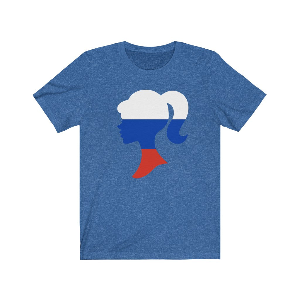 Russia Girl Flag Premium Tee - Unisex