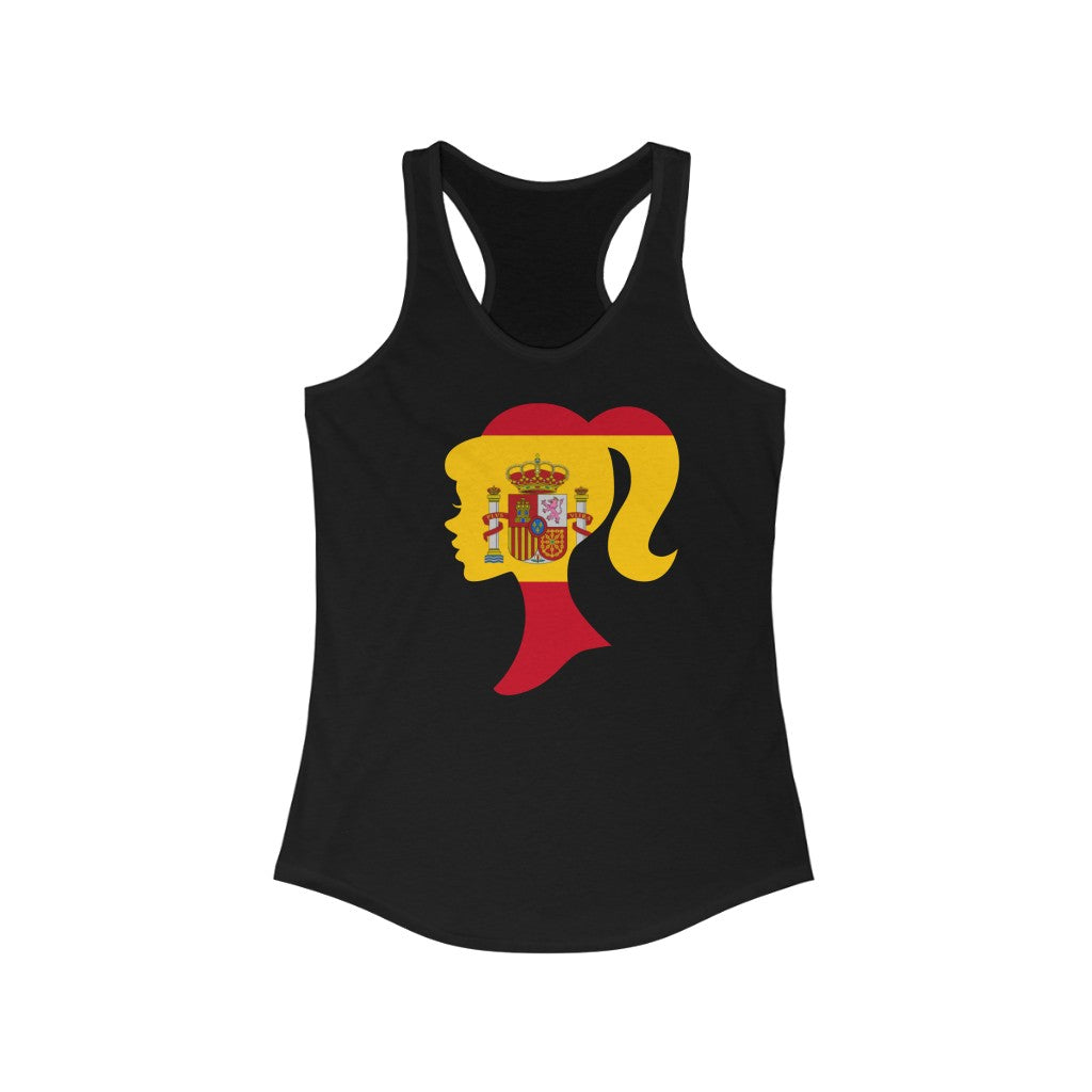 Spain Girl Flag Tank - Women