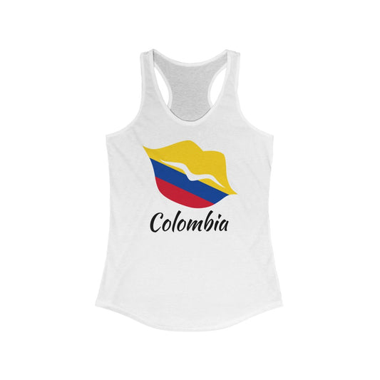 Colombia Lips Flag Tank 1 - Women