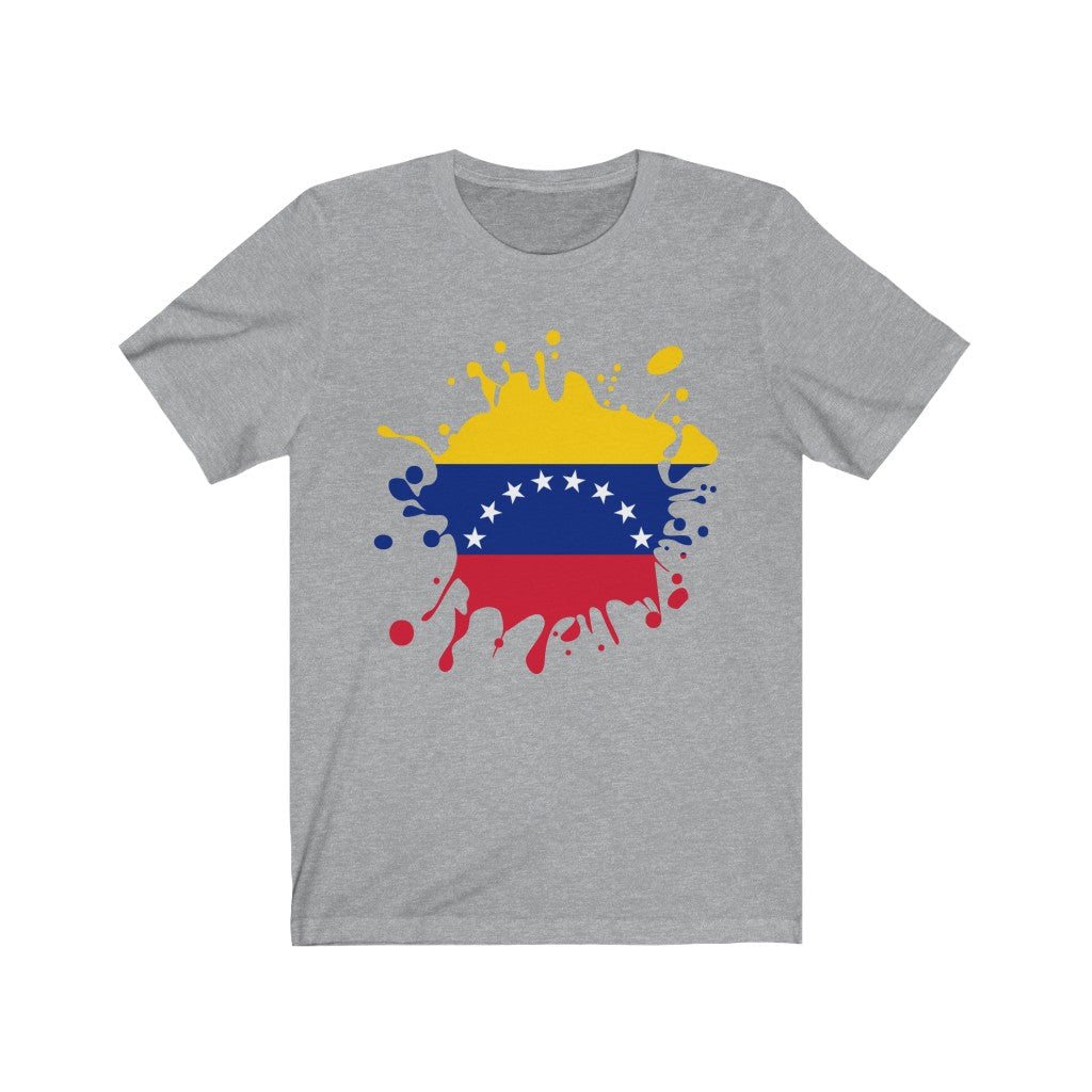 Venezuela Splat Flag Premium Tee - Unisex